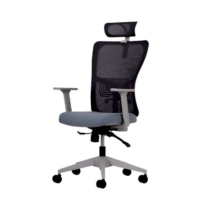 Lumbar Fileli Koltuk Gri