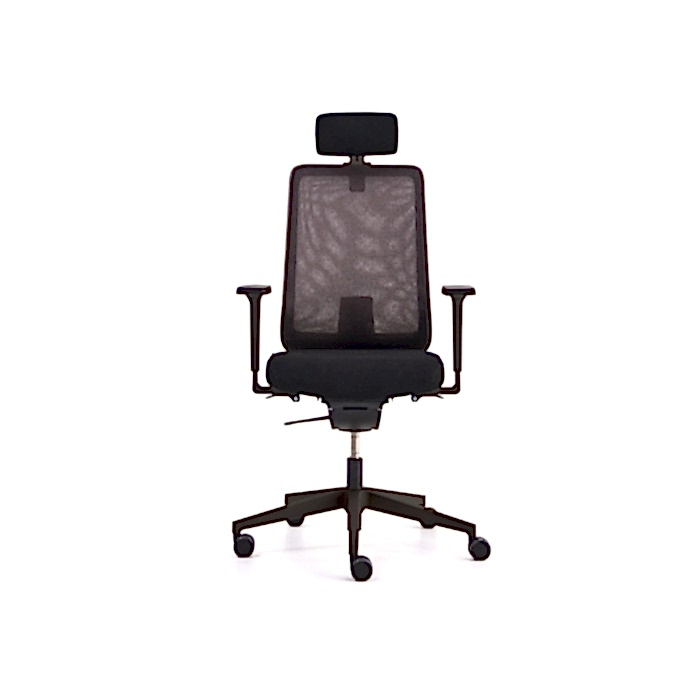 Mou Pro Dynamic Başlıklı Siyah Çalışma Sandalyesi